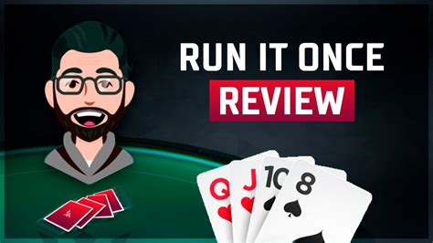 run it once poker training review